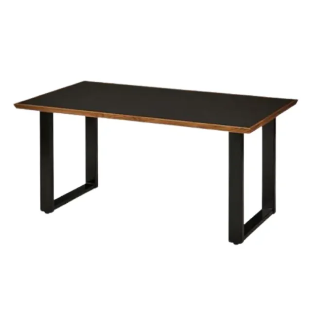 関家具 ニッポネア MEGURO ダイニングテーブル 150 ウォールナット BK スチール脚A レンタル