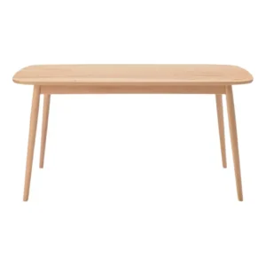 無印良品 オーク材テーブル・丸脚・幅１５０ｃｍ レンタル
