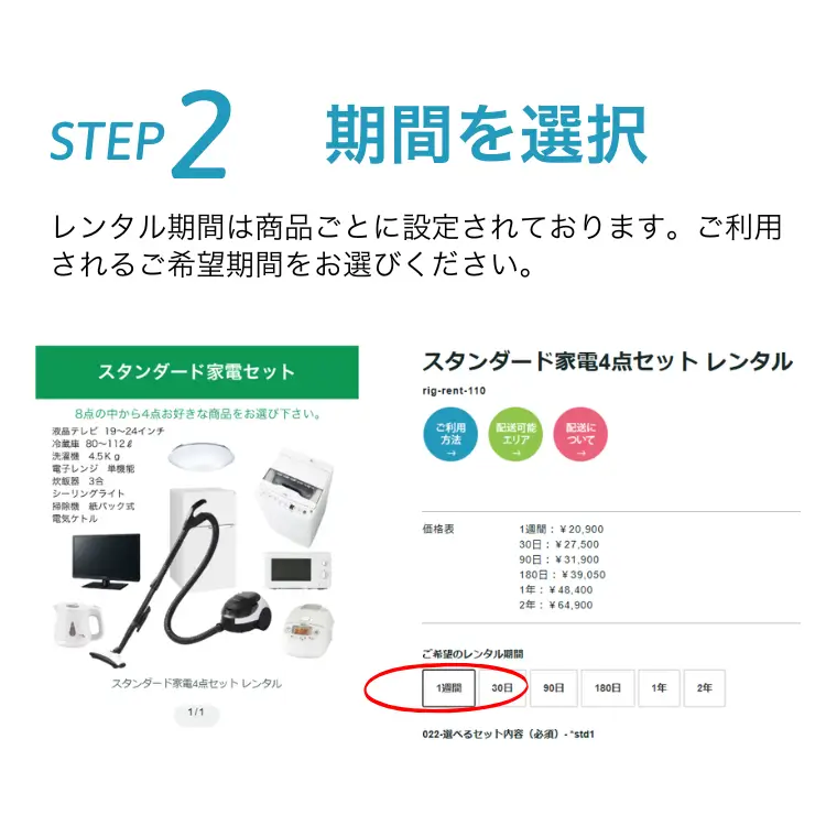 STEP2 期間を選択